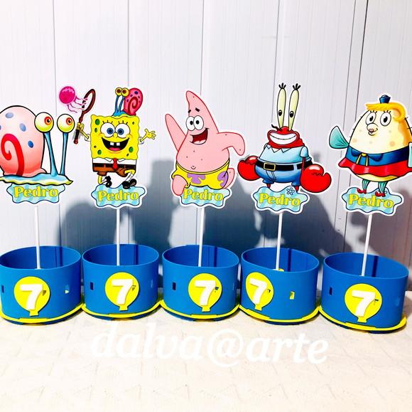 Centro de Mesa Bob Esponja