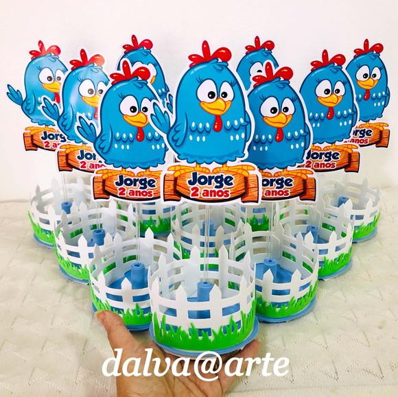 Centro de Mesa Galinha Pintadinha