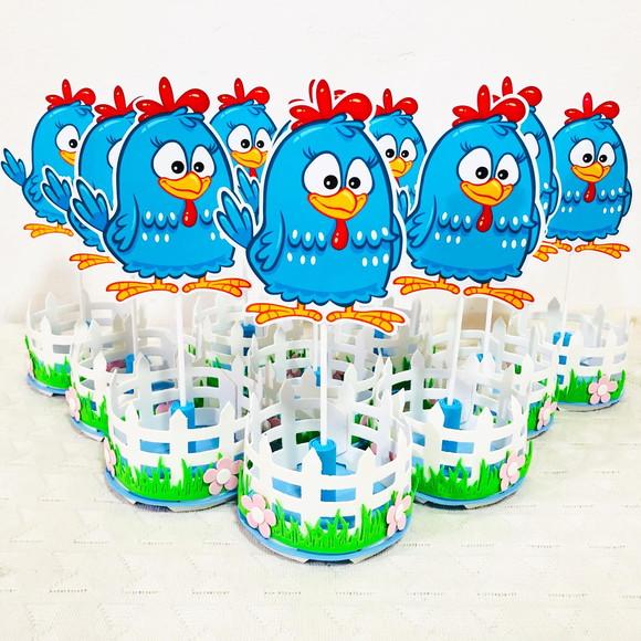Centro de Mesa Galinha Pintadinha