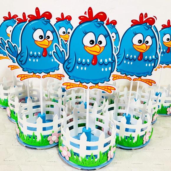 Centro de Mesa Galinha Pintadinha
