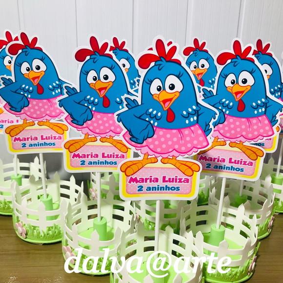 Centro de Mesa Galinha Pintadinha