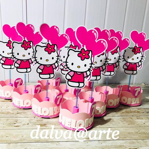Centro de Mesa Hello Kitty