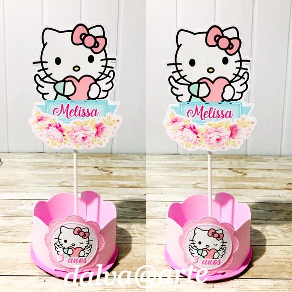 Centro de Mesa Hello Kitty