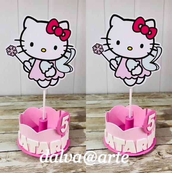 Centro de Mesa Hello Kitty