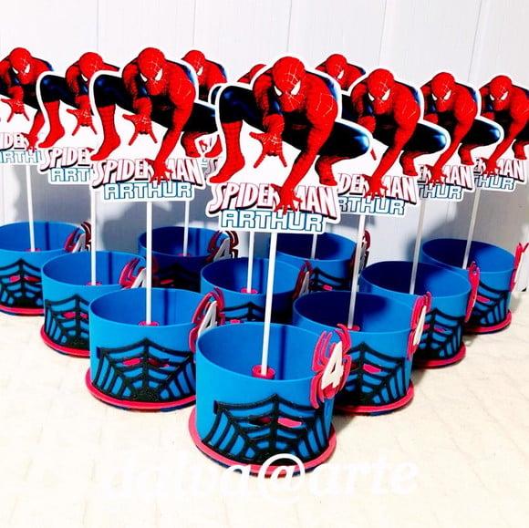 Centro de Mesa Homem Aranha