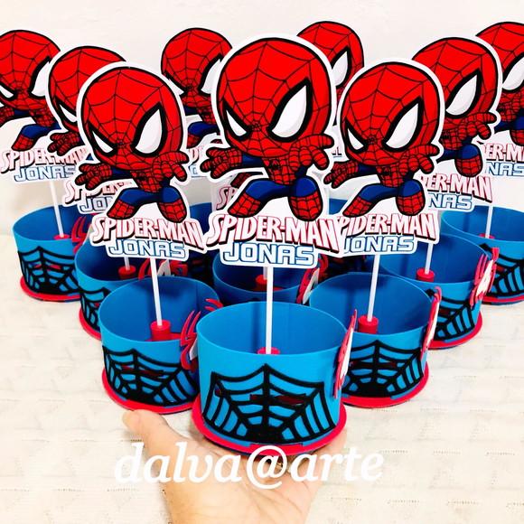 Centro de Mesa Homem Aranha