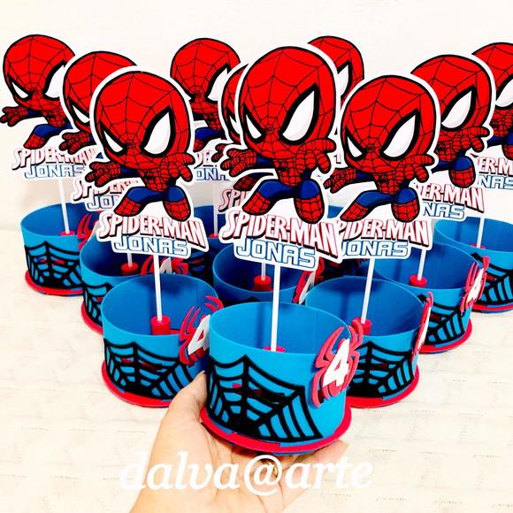 Centro de Mesa Homem Aranha