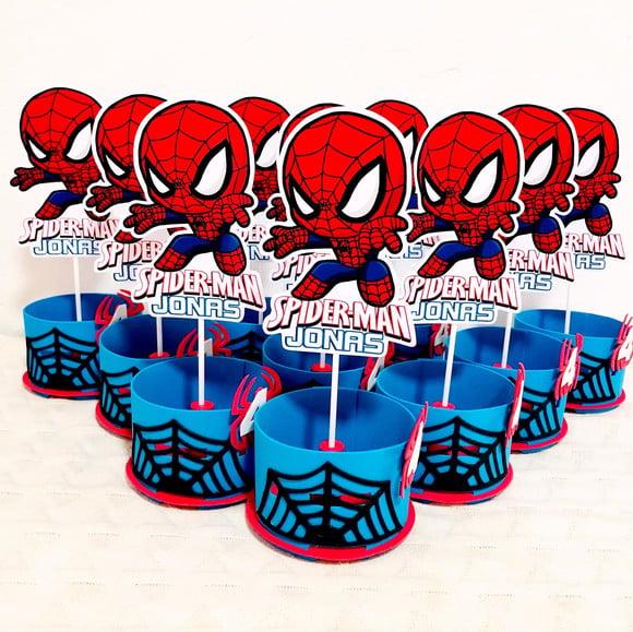 Centro de Mesa Homem Aranha