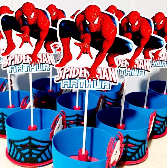 Centro de Mesa Homem Aranha