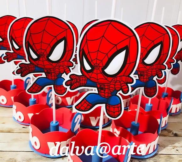 Centro de Mesa Homem Aranha