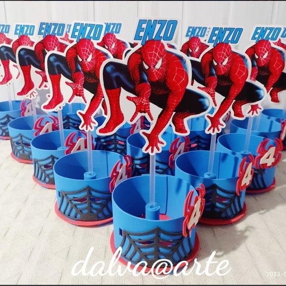 Centro de Mesa Homem Aranha