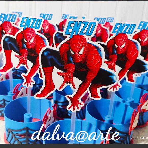 Centro de Mesa Homem Aranha