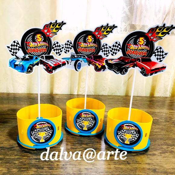 Centro de Mesa Hot Wheels