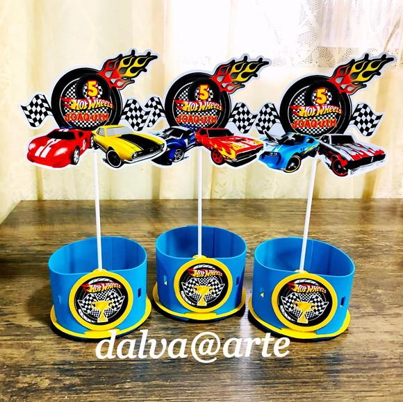 Centro de Mesa Hot Wheels