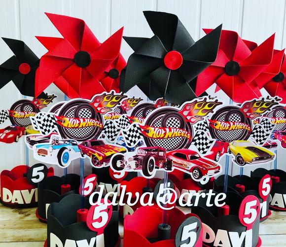 Centro de Mesa Hot Wheels
