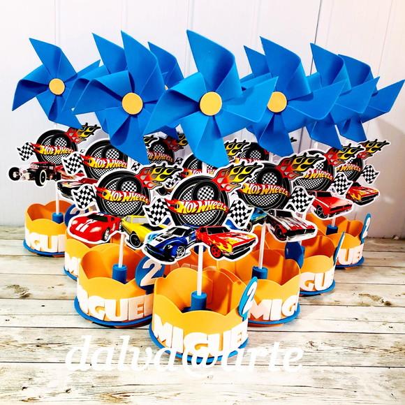 Centro de Mesa Hot Wheels