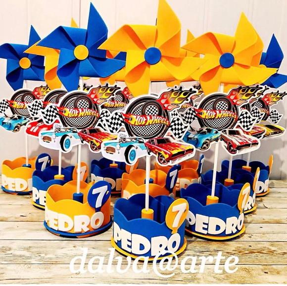 Centro de Mesa Hot Wheels