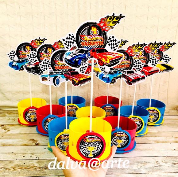 Centro de Mesa Hot Wheels