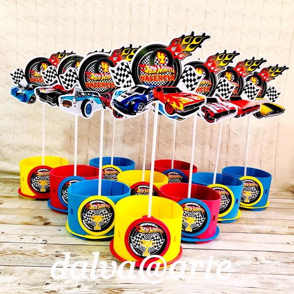 Centro de Mesa Hot Wheels