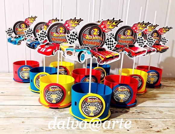 Centro de Mesa Hot Wheels