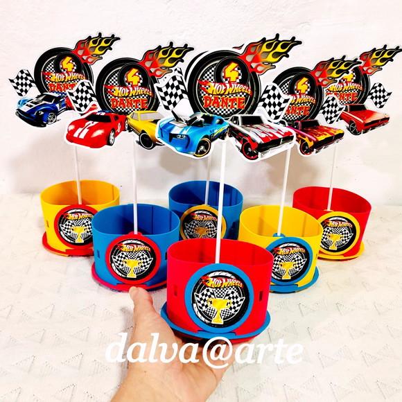 Centro de Mesa Hot Wheels