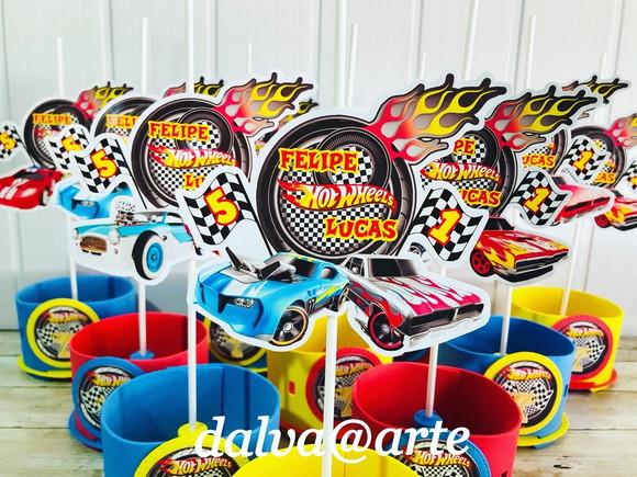 Centro de Mesa Hot Wheels