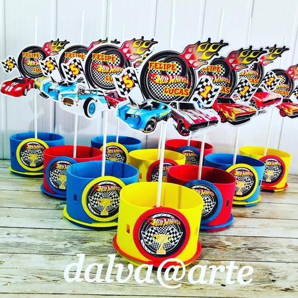Centro de Mesa Hot Wheels