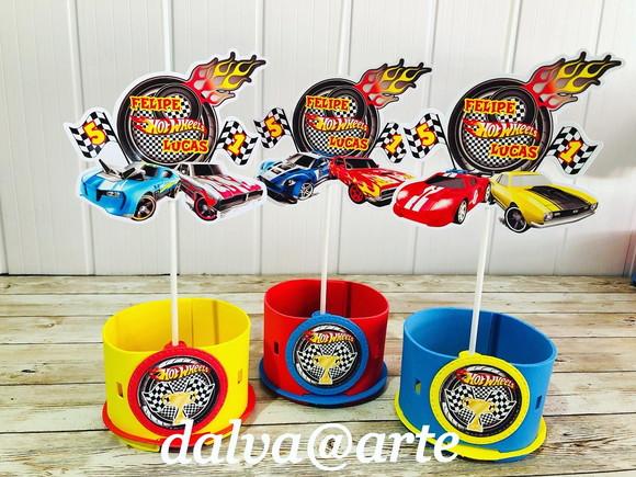 Centro de Mesa Hot Wheels