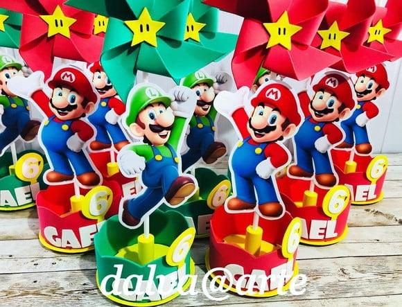 Centro de Mesa Mario Bros