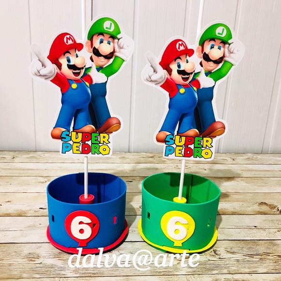 Centro de Mesa Mario Bros