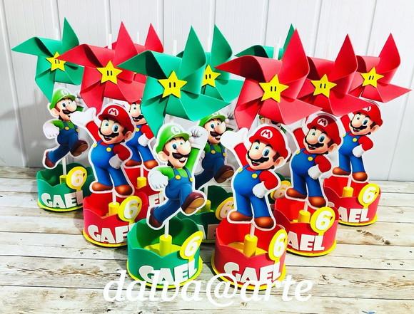 Centro de Mesa Mario Bros