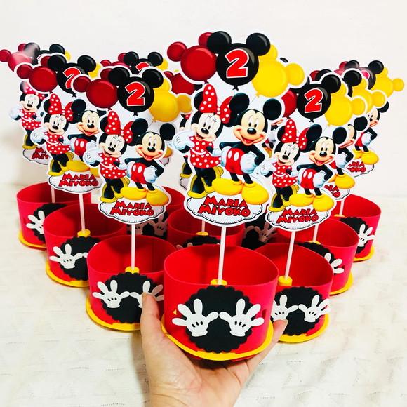 Centro de Mesa Mickey e Minnie