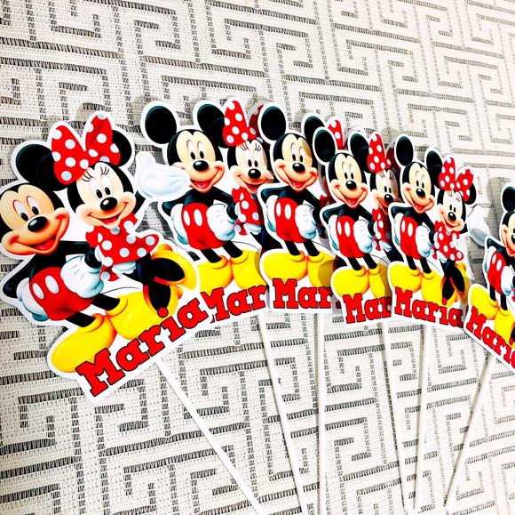Centro de Mesa Mickey e Minnie