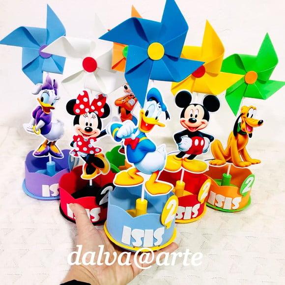 Centro de Mesa Mickey e Sua Turma