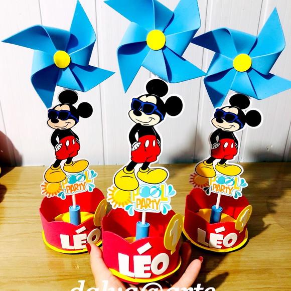 Centro de Mesa Mickey Pool Party