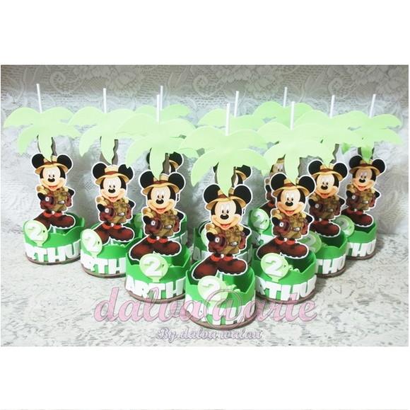 Centro de Mesa Mickey Safari