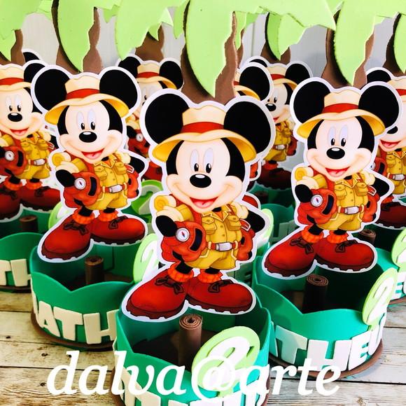 Centro de Mesa Mickey Safari