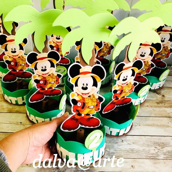 Centro de Mesa Mickey Safari