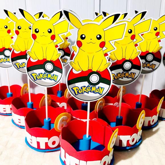 Centro de Mesa Pokémon Pikachu