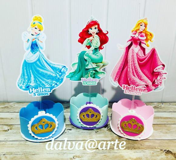 Centro de Mesa Princesas