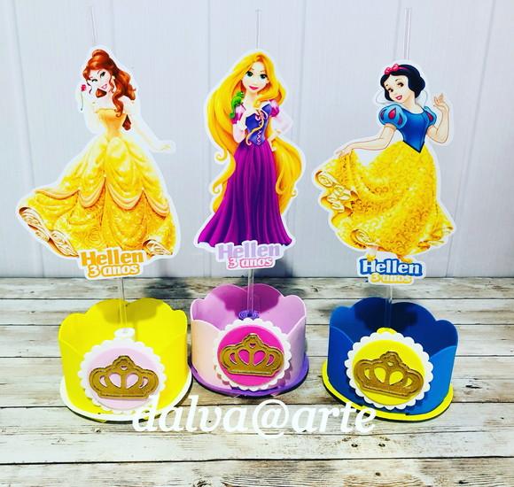 Centro de Mesa Princesas