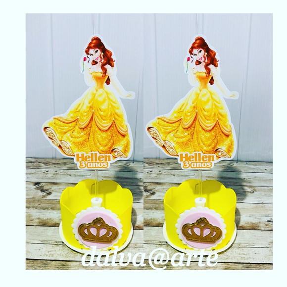 Centro de Mesa Princesas