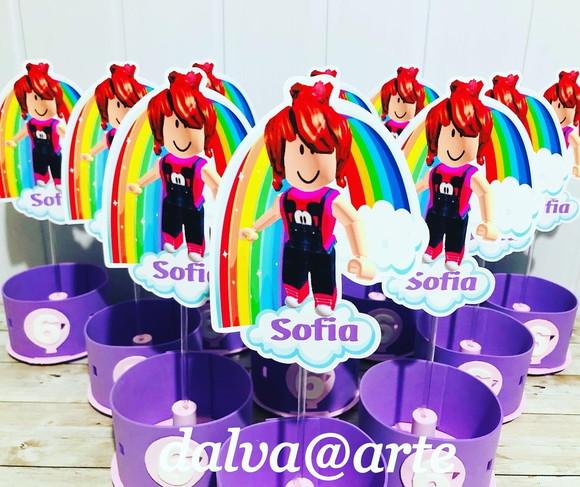 Centro de Mesa Roblox(júlia Gilr)