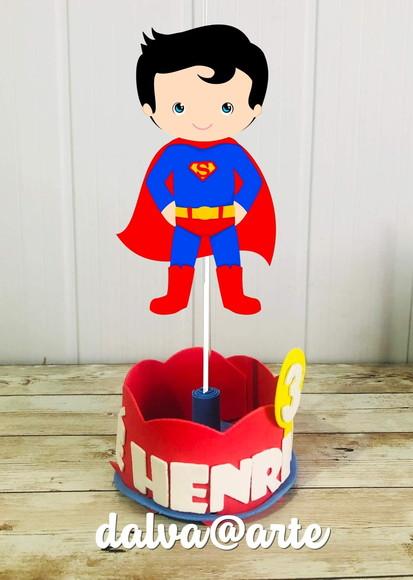 Centro de Mesa Super Homem
