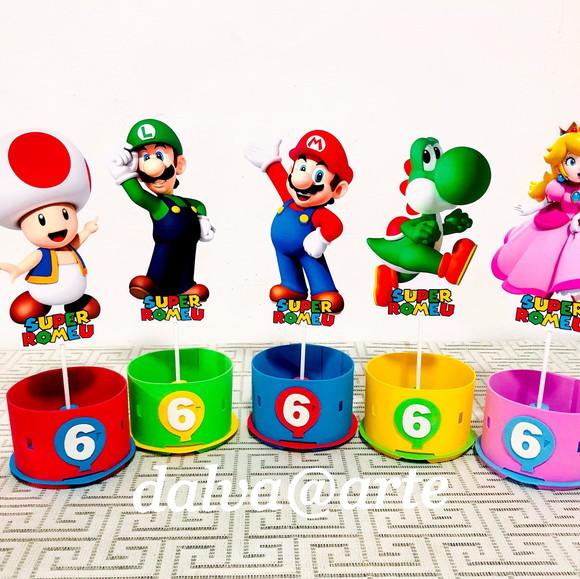 Centro de Mesa Turma do Mario Bross