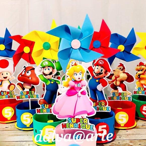 Centro de Mesa Turma do Mario Bross