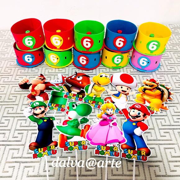 Centro de Mesa Turma do Mario Bross