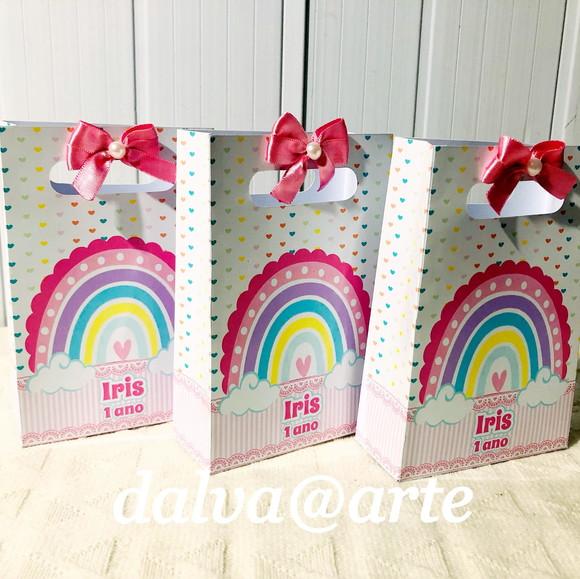 Mini Sacolinha Arco-íris