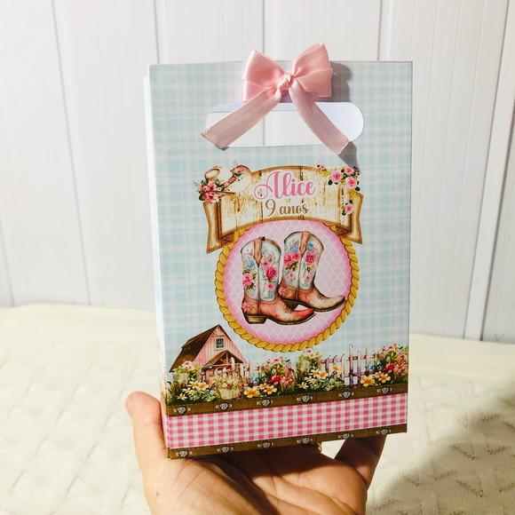 Mini Sacolinha Fazendinha Boiadeira