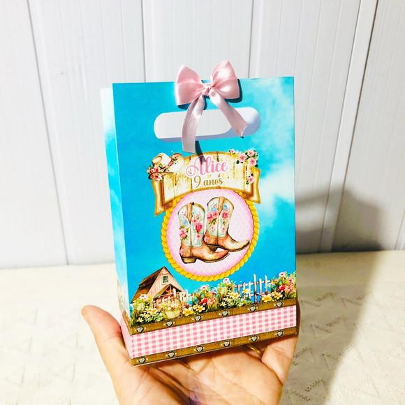 Mini Sacolinha Fazendinha Boiadeira